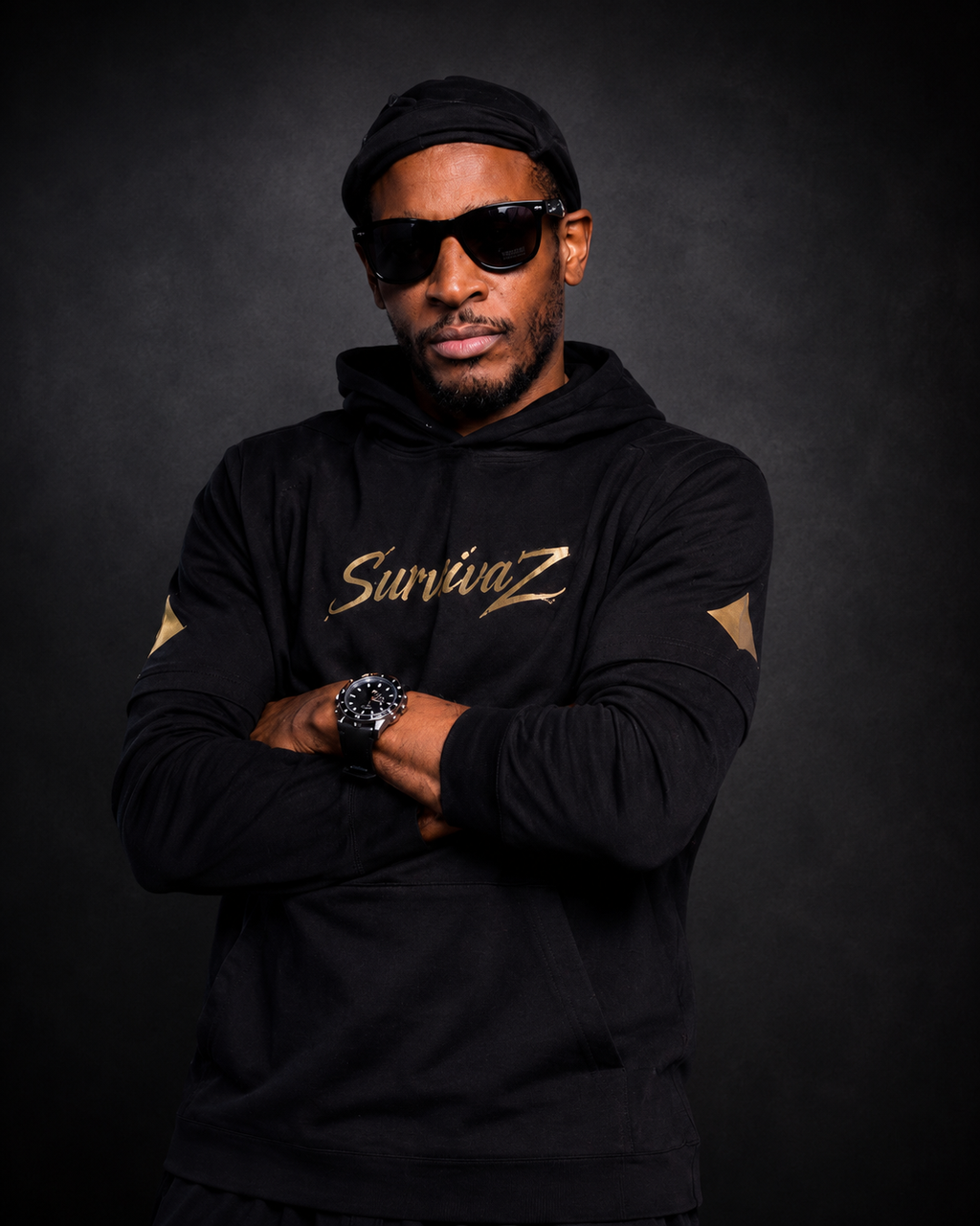 “Golden Eye” Hooded long-T