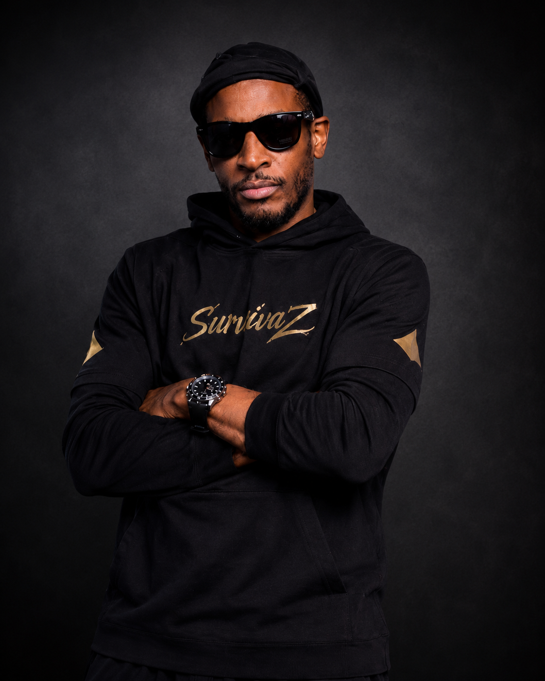 “Golden Eye” Hooded long-T